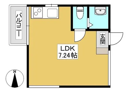 AWAZUKU TERRACE【2階】の間取り