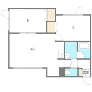 北海道札幌市手稲区曙四条3丁目【アパート】の間取り