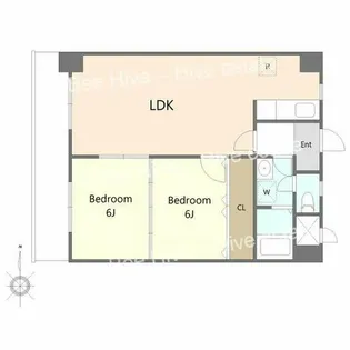 薬師寺ビルヂング【10階】の間取り