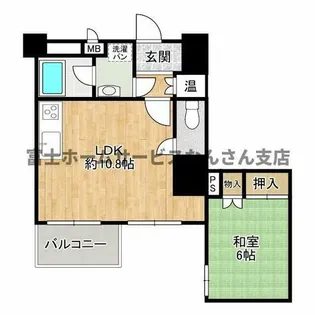 ストークマンション内本町【2階】の間取り