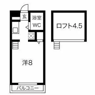 メゾン西大平Ⅱ【205号室】の間取り