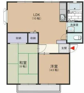ラフォーレ箕面Ⅱ【1階】の間取り