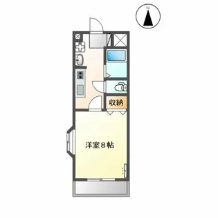 エクセレンス白山【1階】の間取り