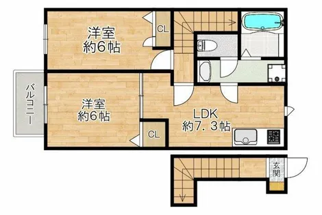 アリエント【2階】の間取り