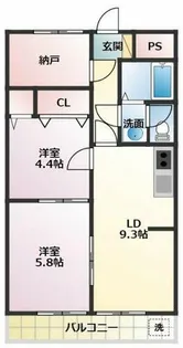 ARPOADORⅡ(アポアドール)【208号室】の間取り