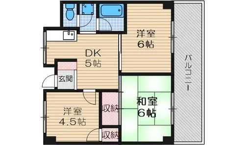 ピースフルハウス【1階】の間取り