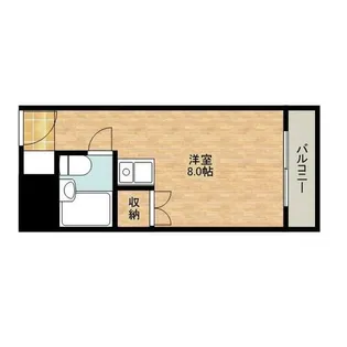 ヴィラ・フェザント【303号室】の間取り