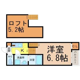 MakanaRM【2階】の間取り