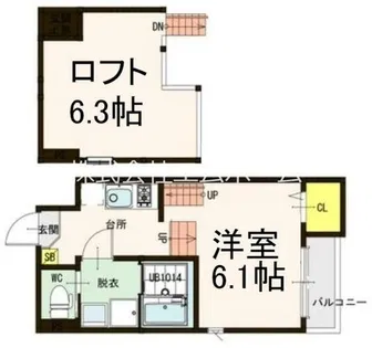 ペールエール【1階】の間取り