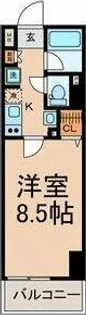 ベレーサ名駅ウエスト【7階】の間取り