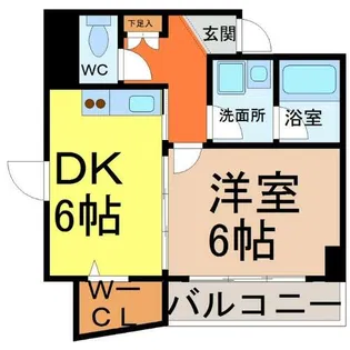 キャナルコート【4階】の間取り