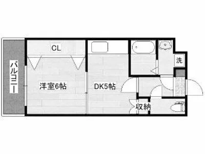 リファレンス小倉【1102号室】の間取り