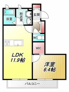 コンフォート東山本【1階】の間取り
