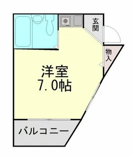 1Rの間取り画像