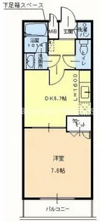 コンフォート玉串【2階】の間取り