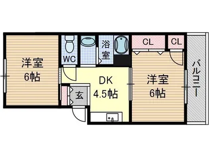 グリーンハイム【3階】の間取り