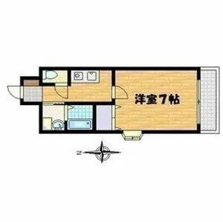 グランドゥール高殿【2階】の間取り