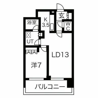 ブリリアタワー名古屋グランスイート【4階】の間取り