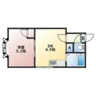 ヴィルヌーブ澄川【2階】の間取り