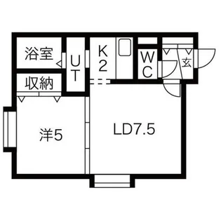 T’s court 南35条【2階】の間取り