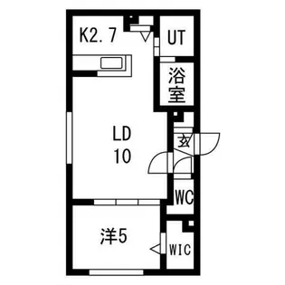 asunto【4階】の間取り