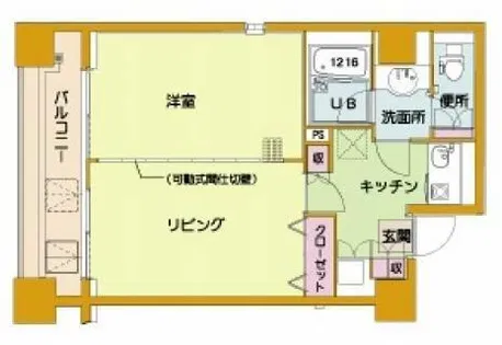 ISM中之島レジデンス【9階】の間取り