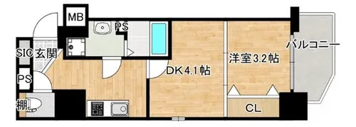 ArtizA新大阪D.C.【12階】の間取り