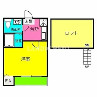 サンシャイン竹下【1階】の間取り