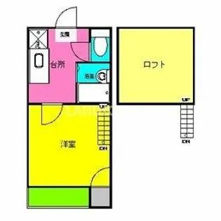 フェリーチェ天神南【2階】の間取り