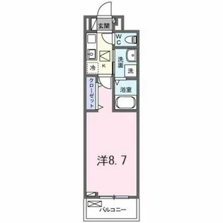 ヒカルサ京都山科大宅【3階】の間取り