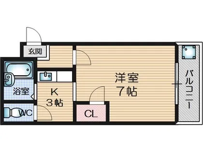ヴァンテーヌ【3階】の間取り