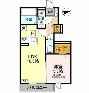 Bella Vista(ベラ ヴィスタ)【1階】の間取り