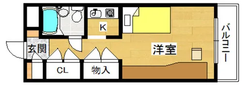 ビエラコート高槻【5階】の間取り