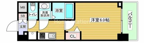 プレサンス西九条シティベイ【8階】の間取り