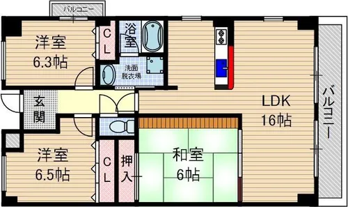 セレッソ【2階】の間取り