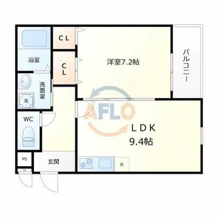 フジパレス今川Ⅰ番館【1階】の間取り