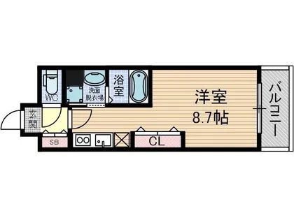フェリーズ茨木【10階】の間取り
