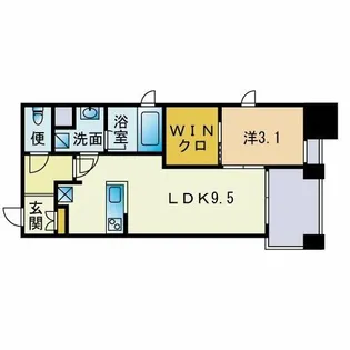 ブラン・スタイル博多【3階】の間取り