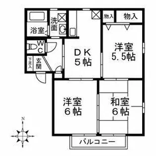 フォーブルリッチ【A-201号室】の間取り