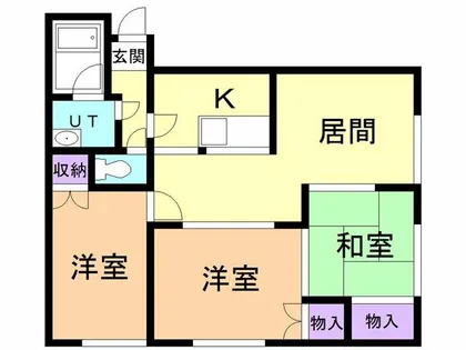 バルビゾン【B-205号室】の間取り