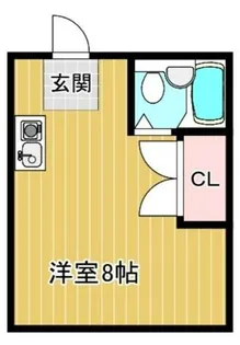 スコルピオ清和【605号室】の間取り