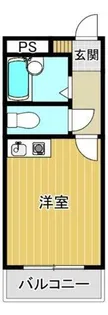 エイチ・ツー・オー河内長野【210号室】の間取り