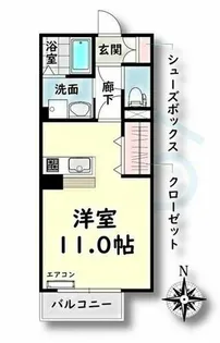 はなみずき【1階】の間取り