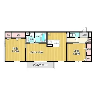 エーデル自由丘Ⅲ【202号室】の間取り