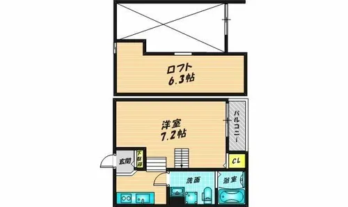 エムズコート【101号室】の間取り