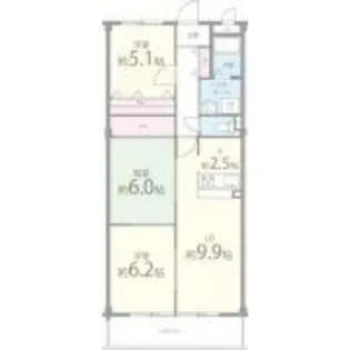 グリーンヒル・あかしあ【3階】の間取り