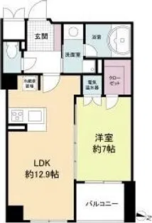 グレンパーク梅田北【10階】の間取り