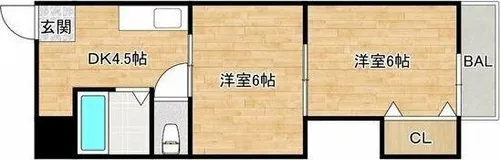 第ニ翡翠苑【1階】の間取り