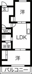 コーポラス新瑞【2階】の間取り