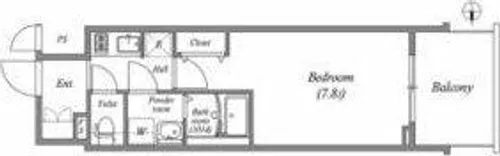 ArtizA金山【7階】の間取り